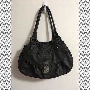Black Mondani Shoulder Purse